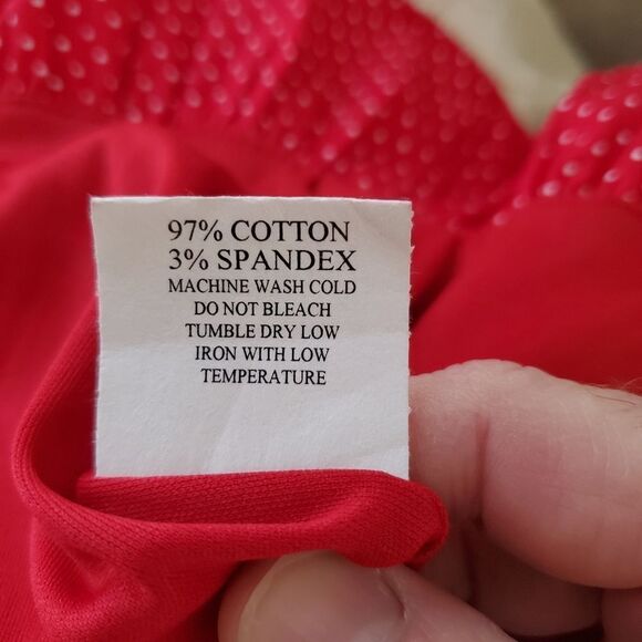 🌹 RUBY ROX 🌹 NEW - Strapless Bubble Hem Polka Dot Mini Dress - [Medium, Red] - Picture 11 of 11